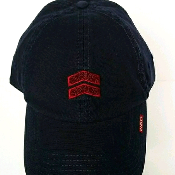 A. KURTZ Infantry Blue Chevron Baseball Cap OSFA - Picture 10 of 16